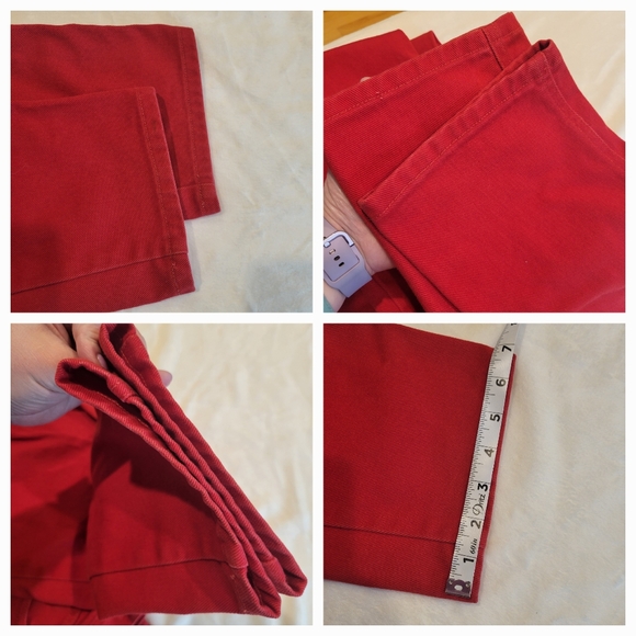 Rocky Mountain Size 5/6  Women's RED Denim Mom Jeans Bareback USA Vtg Rockies - Picture 11 of 14